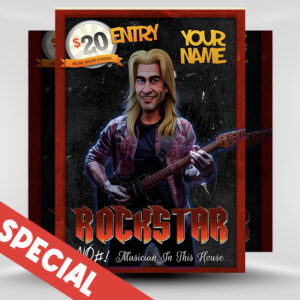 Musician Rock Star Poster