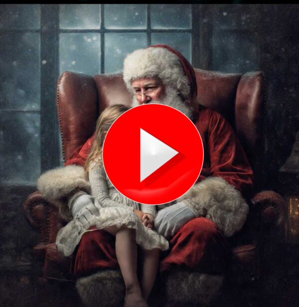 faceswapbada-Santa Person woman child On Lap